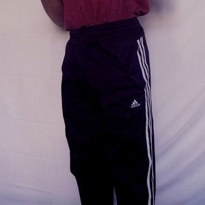 Adidas Black Striped Mesh Pants
